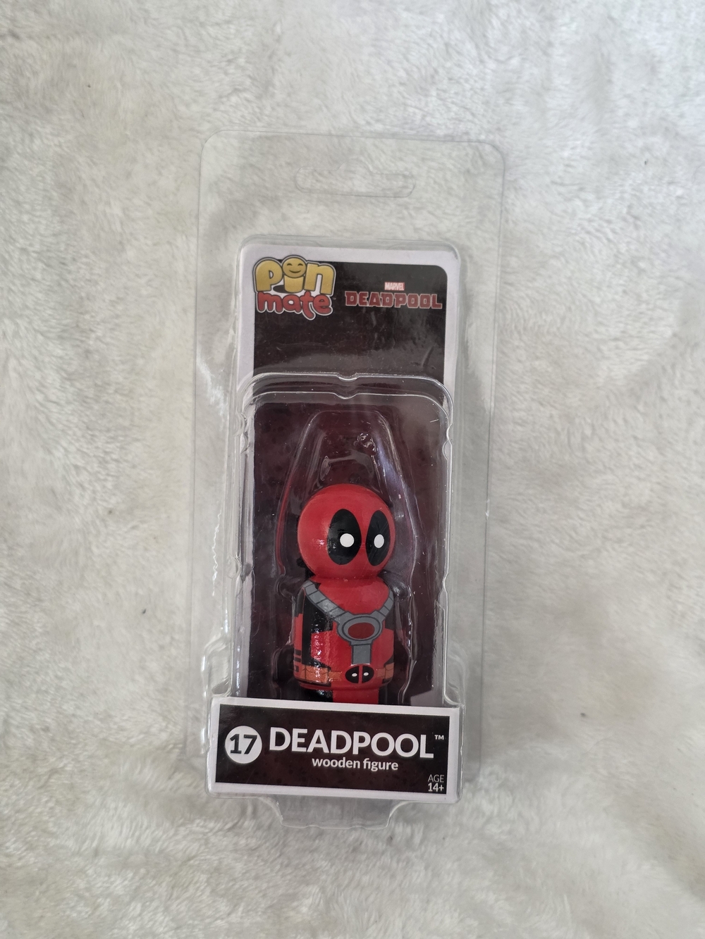 Bif Bang Pow! Marvel Deadpool #17 Wooden Figure Pin Mate New NIB